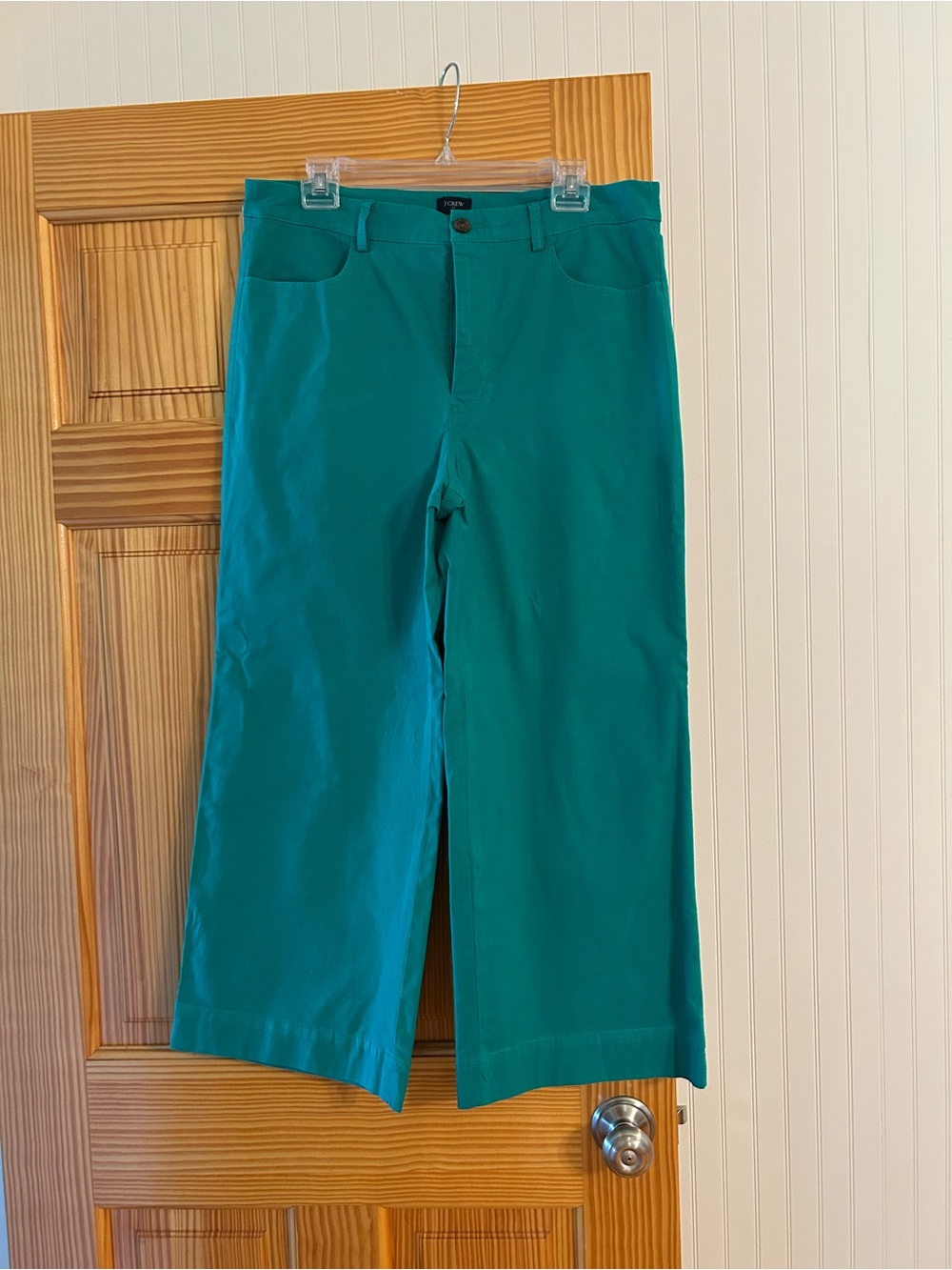 J. Crew Teal High-Rise Pants